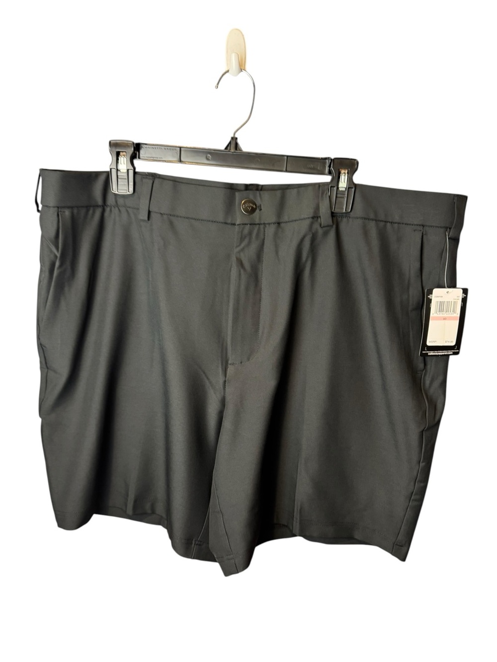 NWT Callaway Golf Opti Dry Stretch Black Shorts 40